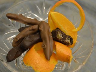 Chocolate Covered Orange Peels - Click Image to Close