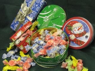 Candy-filled Tins